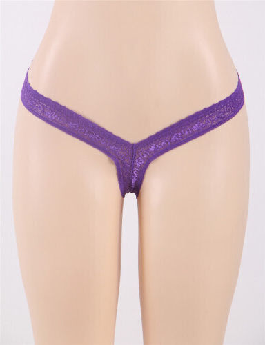 Low-Rise Lace String Γυναικείο Sexy String Purple