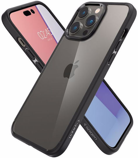Spigen Ultra Hybrid Back Cover Plastic 2mm Matte Black (iPhone 14 Pro)