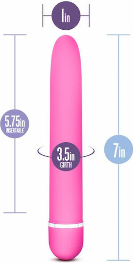 Blush Rose-Luxuriate Classic Vibrator 18cm Pink