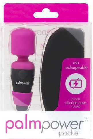 Palm Power Pocket Vibrator Massage 9cm Pink