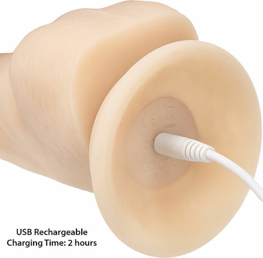 BMS Factory BMS Rotating Vibrating Dong Realistic Vibrator 20cm Carne