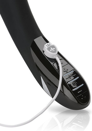 Mystim Tingling Aparte E-Stim Διπλός Δονητής 25cm Μαύρος
