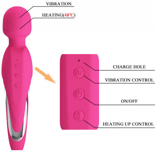 Pretty Love Michael Δονητής Μασάζ 21cm Pink