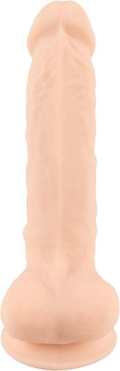 SilexD Dual Density Model 1 Ρεαλιστικό Dildo με Όρχεις και Βεντούζα Flesh 18cm