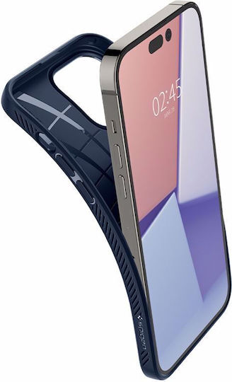 Spigen Liquid Air Задна корица Силикон Тъмносин (iPhone 14 Pro Max)