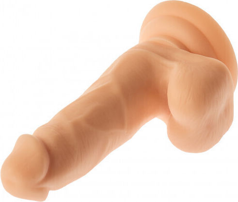 Dream Toys Mr. Dixx Naughty Nick Dildo Ρεαλιστικό Dildo με Όρχεις και Βεντούζα Flesh 14cm