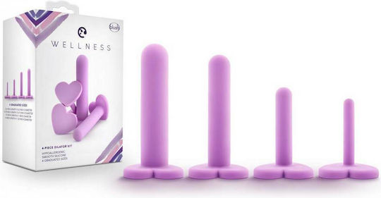 Blush Wellness Silicone Vaginal Dilator Kit Spreizer in Lila Farbe 4Stück
