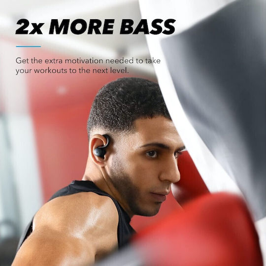 Soundcore by Anker Sport X10 In-ear Bluetooth Handsfree Earphones with Sweat Resistance and Charging Case Black