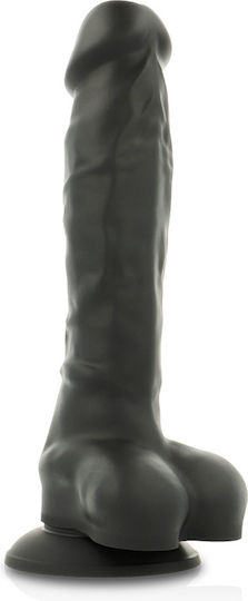 Cock Miller Ρεαλιστικό Dildo με Όρχεις και Βεντούζα Black 19.5cm