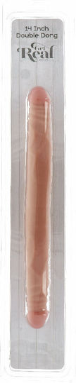 ToyJoy Get Real Double Dong Διπλό Dildo Flesh 36cm