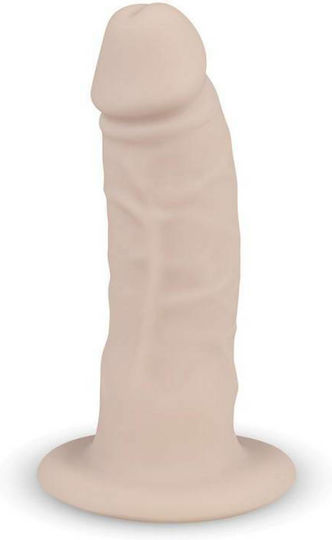 No Parts James Realistic Hollow Dildo Glass Dildo With Suction Cup Flesh 15cm