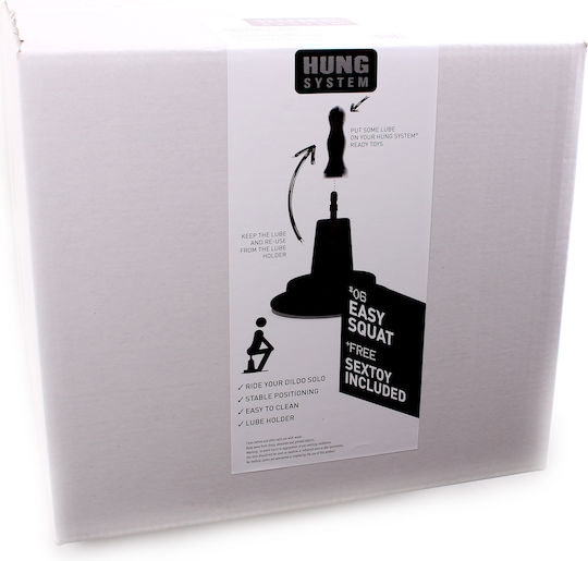 Hung System Easy Squat & Dildo Winky Dildo realist Negru 27.5cm