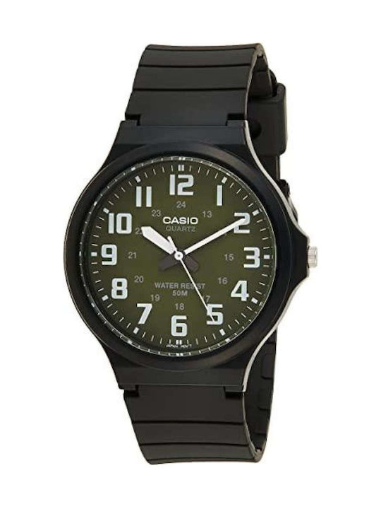 Casio Ανδρικό Ρολόι 48mm Μπαταρίας με Μπλε Καουτσούκ Λουράκι