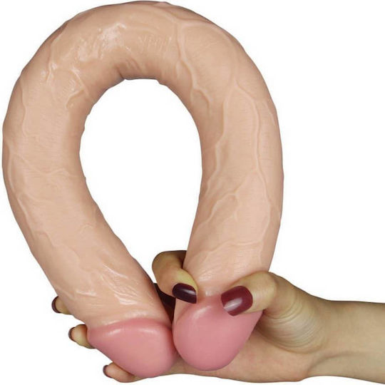 Lovetoy Glass Dildo Flesh 43cm