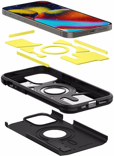 Spigen Tough Armor MagFit Umschlag Rückseite Kunststoff 2mm Schwarz (iPhone 14 Pro Max)