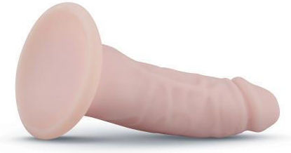 No Parts Alex Realistic Dildo Glass Dildo With Suction Cup Flesh 15cm