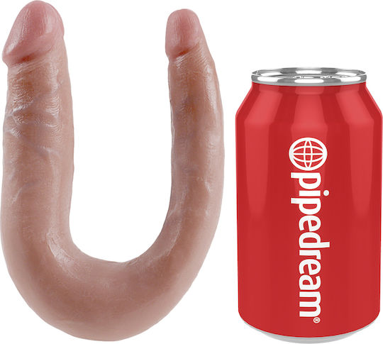 King Cock Small Double Trouble Διπλό Dildo Light 13cm