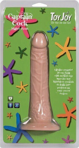 ToyJoy Captain Cock Ρεαλιστικό Dildo με Βεντούζα Flesh 20cm