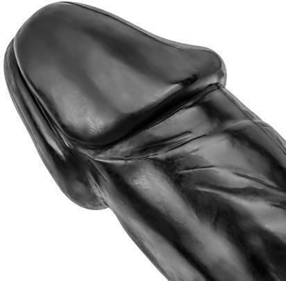 All Black AK-47 Glass Dildo Black 28cm