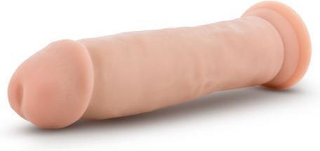 Dr. Skin Ρεαλιστικό Dildo με Όρχεις και Βεντούζα Vanilla 24cm