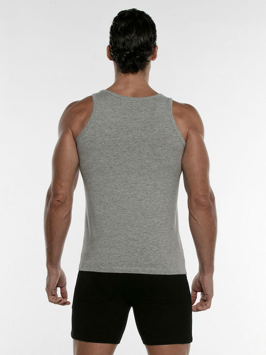 CODE 22 - Basics Tanktop - Sleeveless T-shirt - Grey