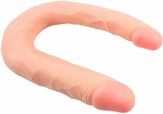 Chisa Novelties Ballsy Super Cock Her-Her Overlap #03 Двойно дилдо Плът 17см
