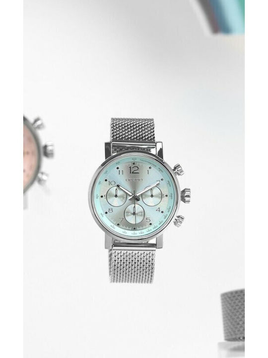 Oozoo Timepieces Women's Watch with Silver Metal Bracelet
