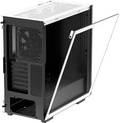 Deepcool CH510 Gaming Midi Tower Κουτί Υπολογιστή με Πλαϊνό Παράθυρο Λευκό