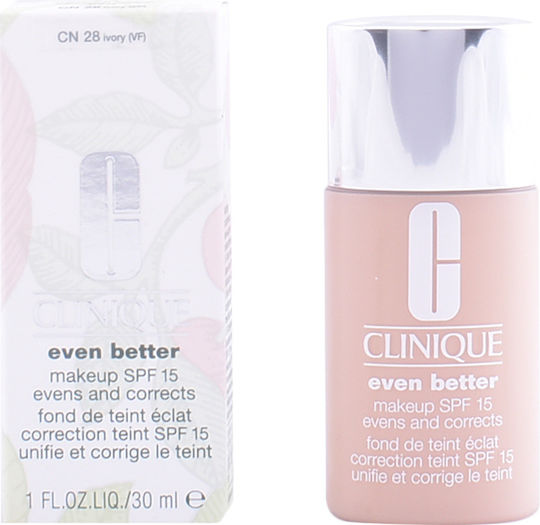 Clinique Even Better Лилаво/бяло SPF15 CN28 Слонова кост 30мл