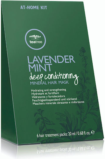 Paul Mitchell Tea Tree Lavender Mint Mineral Haarmaske 6x Für Hydratation 20ml