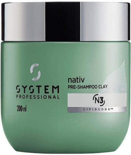 System Professional Nativ Hair Mask for Strengthening with Clay 200ml