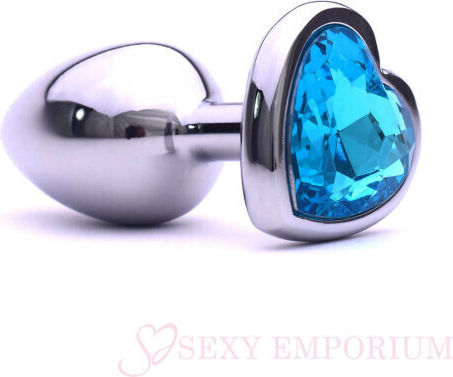 Naughty Toys Πρωκτική Σφήνα Large Ασημί 9cm