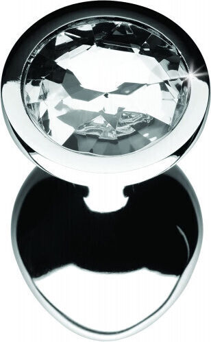 Naughty Toys Πρωκτική Σφήνα Medium Ασημί 8cm