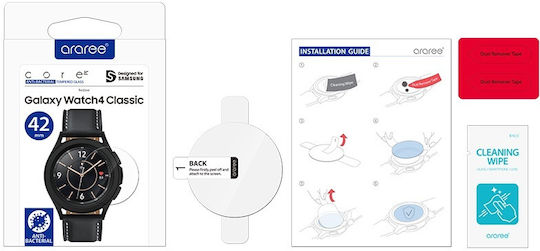 Araree Subcore Tempered Glass pentru Galaxy Watch 4 Classic 42mm - Galaxy Watch 4 Clasic 42mm 1buc GP-TTR880KDATW