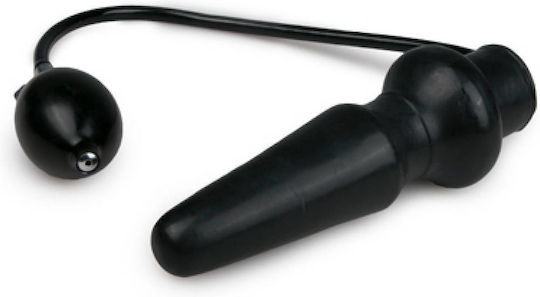 LateX Inflatable Latex Anal Plug Anal Plug Schwarz