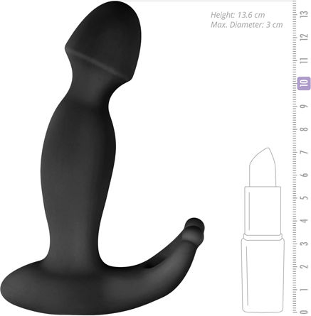 Easytoys Men Only Pounding Pete Vibrator Anal Negru 13.5cm