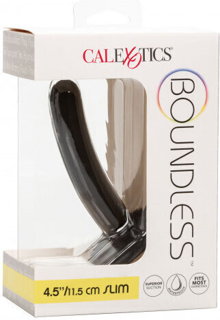 Calexotics Boundless Silicone Slim Probe Analdildo Schwarz 11.5cm