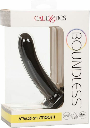 Calexotics Boundless Silicone Smooth Probe Πρωκτικό Dildo Μαύρο 15cm