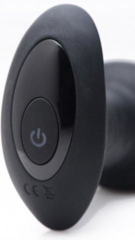 XR Anal Plug mit kabelloser Funktion und Vibration Schwarz