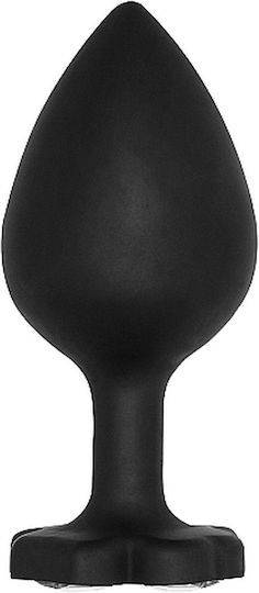 Shots Ouch Extra Large Lucky Diamond Butt Plug Анална тапа XLarge Black 9.6см