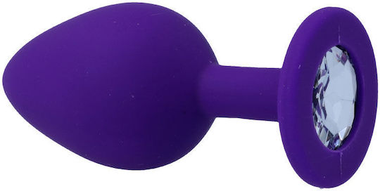 Intense Shelki M Plug Anal Dop Anal Mediu Violet 3.5cm