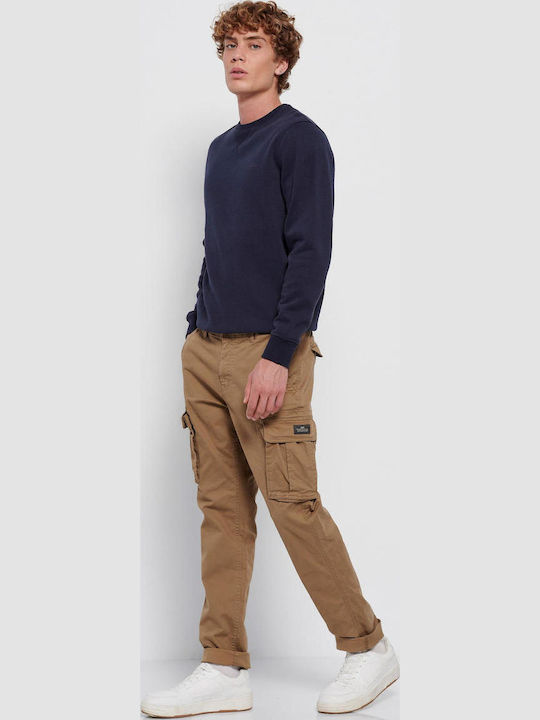 Trousers Cargo Elastic in Regular Fit Cigar