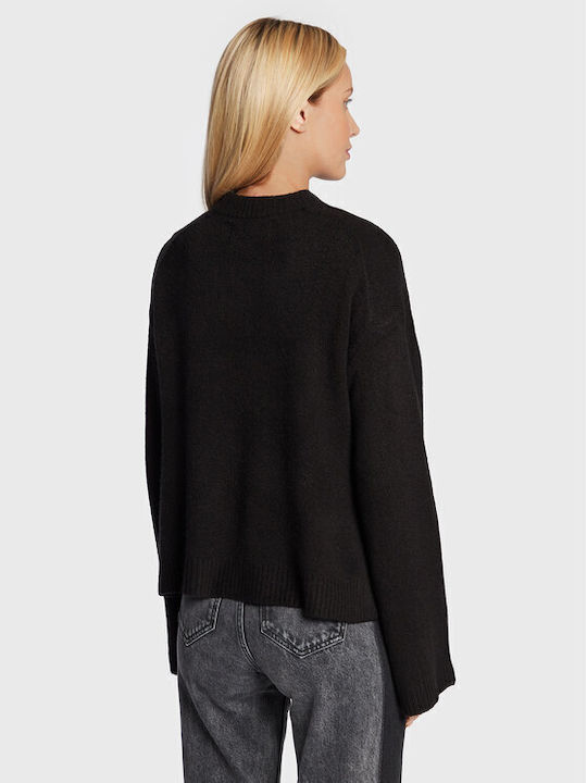 Calvin Klein Women's Long Sleeve Pullover Black