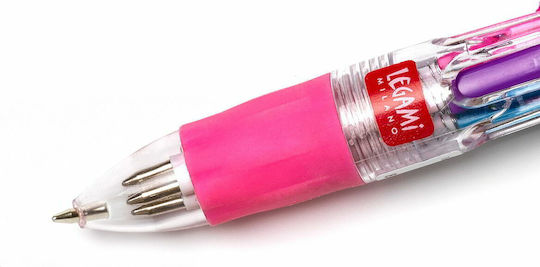 Legami Milano Mini with 4 Colors Ballpoint Pen