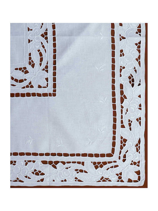 Silk Fashion Runner Tăiat Set 3buc 461 Alb 40x110cm