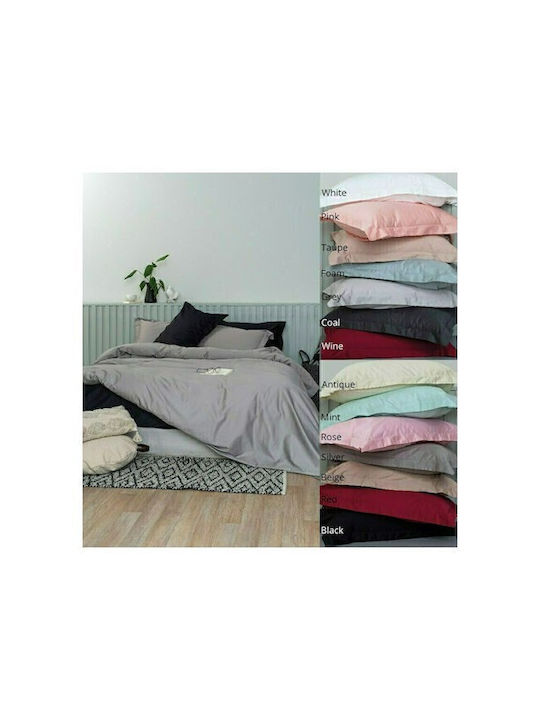 Palamaiki Luxe Sateen Pillowcase Set Oxford Rose 50x75cm.