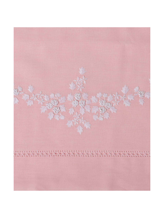 Silk Fashion Pillowcase Set with Envelope Cover Pink 46x70cm.
