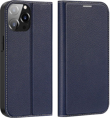 Dux Ducis Skin Pro Umschlag Rückseite Synthetisches Leder Blau (iPhone 14 Pro Max)