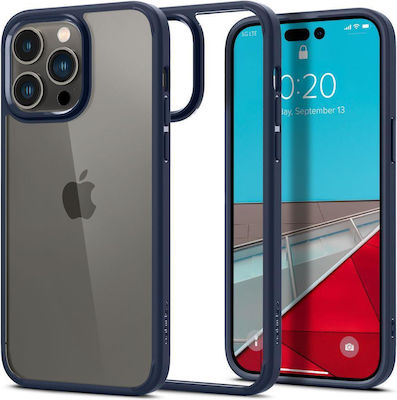 Spigen Ultra Hybrid Back Cover Πλαστικό / Σιλικόνης Navy Μπλε (iPhone 14 Pro)