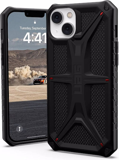 UAG Monarch Umschlag Rückseite Aramid Fiber 2mm Kevlar Black (iPhone 14 Plus)